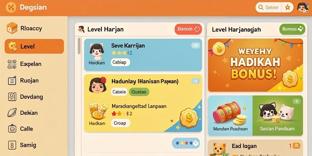 Tampilan antarmuka yang menarik dan intuitif.