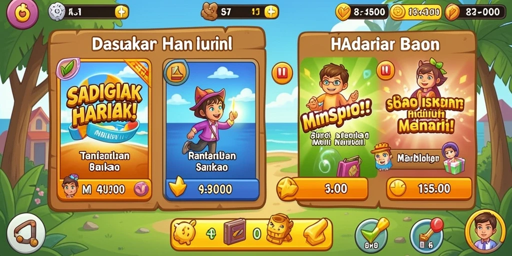 Tampilan awal AJAIB11 yang menarik dengan karakter utama.