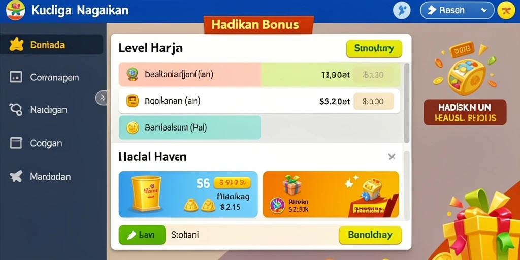 Tampilan permainan slot dengan grafis menarik.