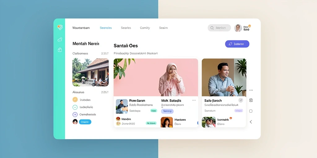 Tampilan antarmuka yang menarik dan user-friendly.