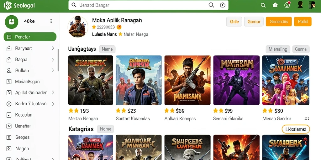 Tampilan grafis menakjubkan dari dunia KINGDOM4D.