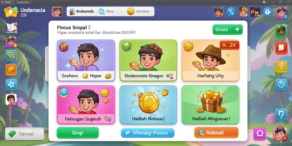 Tampilan awal yang menarik dan intuitif.
