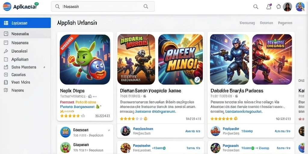 Screenshot menunjukkan grafis yang menawan dalam permainan.