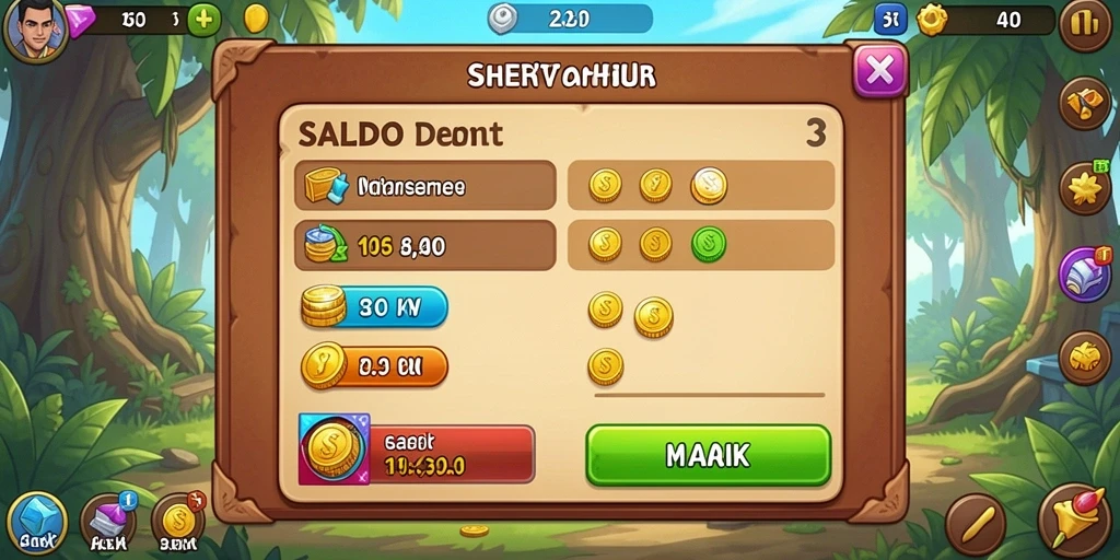 Screenshot menunjukkan karakter utama dalam aksi hebat.