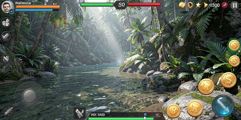 Tampilan antarmuka utama game VM777 yang menarik.