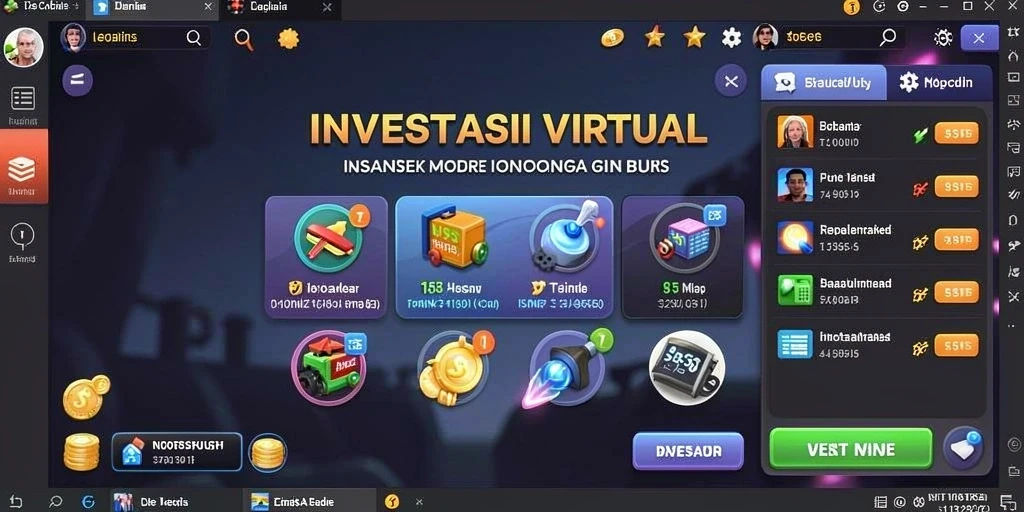 Tampilan menu utama yang intuitif dan menarik.