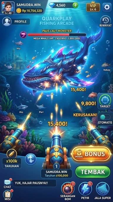 Galeri pratinjau visual quarkplay build APK resmi terbaru